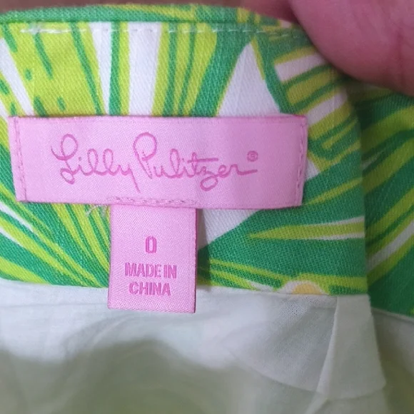 Lilly Pulitzer Cole Skirt Hip Hop Hooray Print Size 0 - Picture 2 of 10